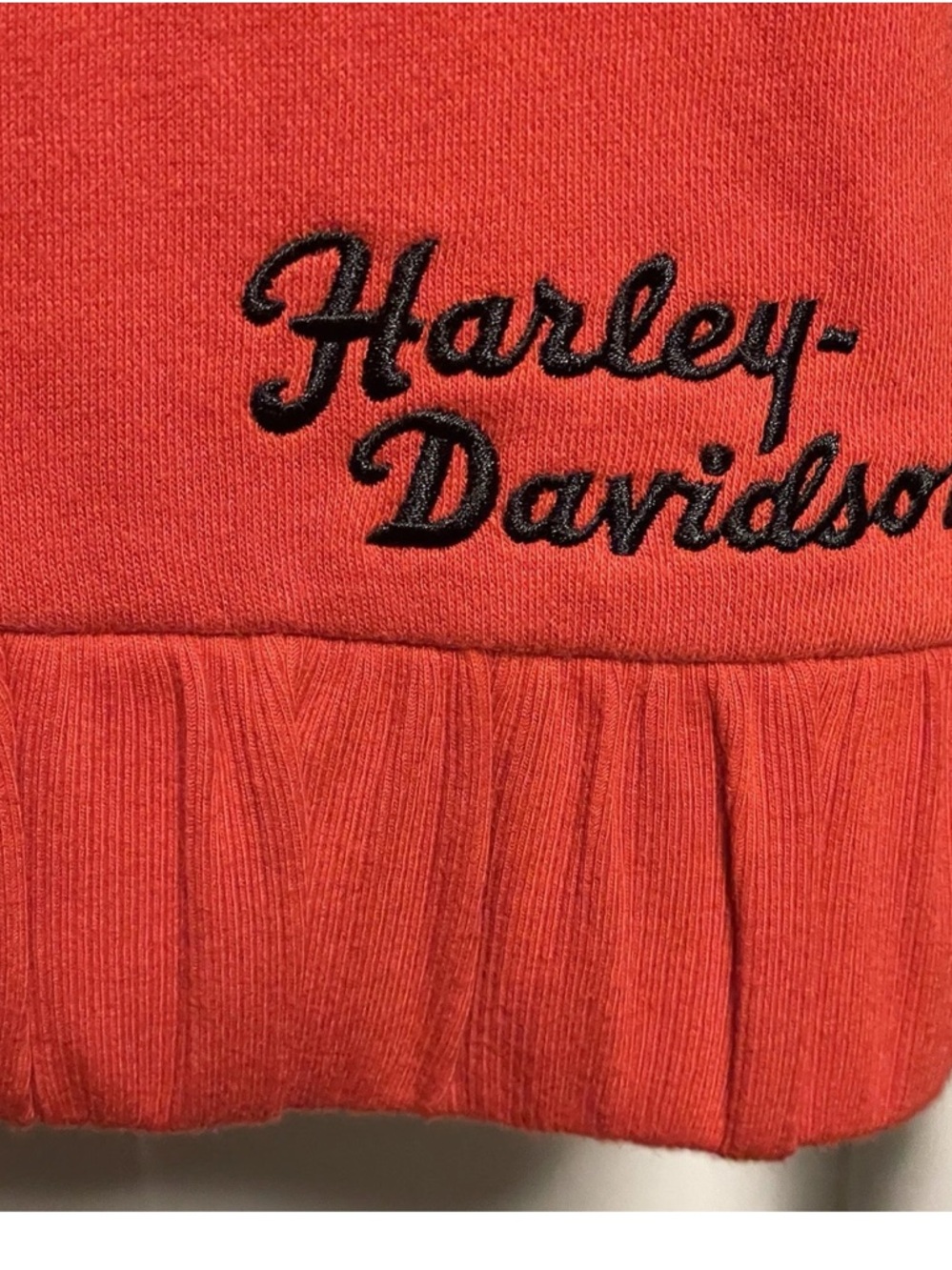 Harley Davidson Red Zip-Front Jacket - Picture 2 of 4